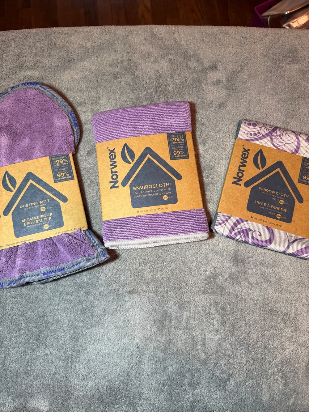 New never used Norwex household package in Purple
